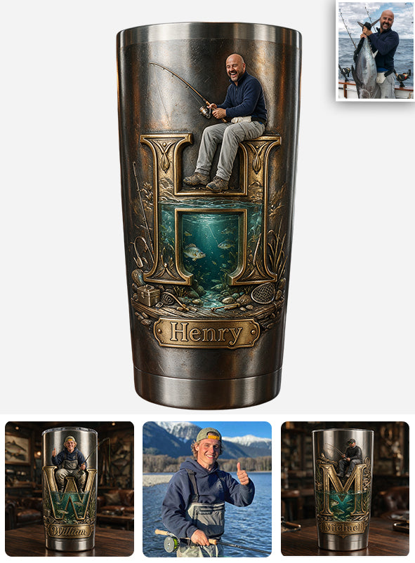 Fishing Is My Therapy - Personalized Fishing Tumbler