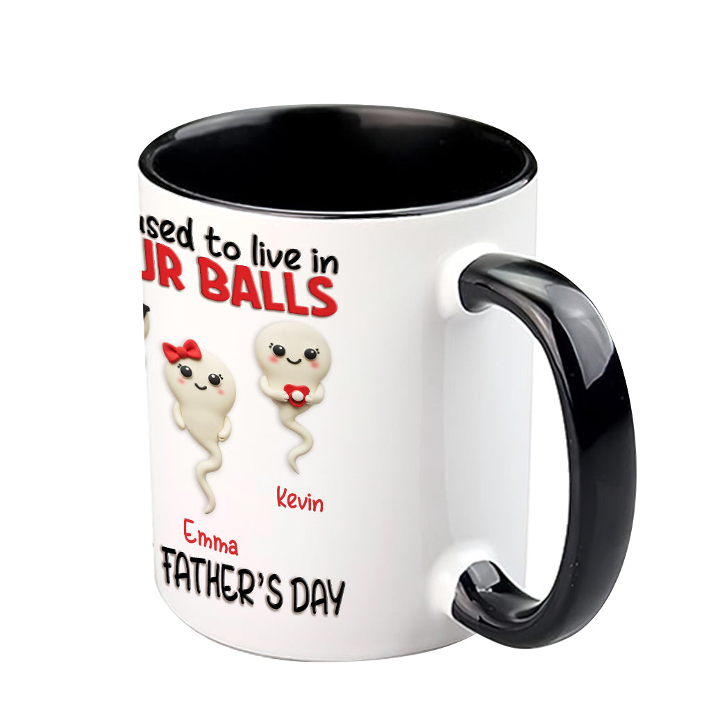 Thanks Mom - Personalized Mother Accent Mug