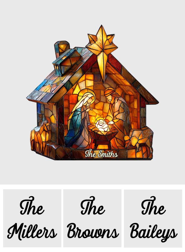 The Holy Night - Personalized Christian Acrylic LED Night Light