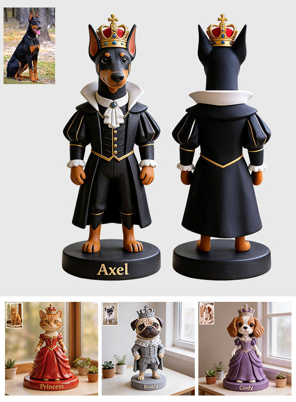 Figurine 3D Premium Personnalisée - Tout Photo Royal Pet
