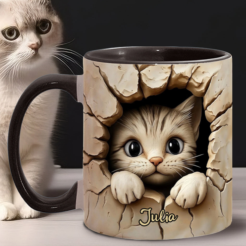 Cute Cat - Personalized Cat Accent Mug