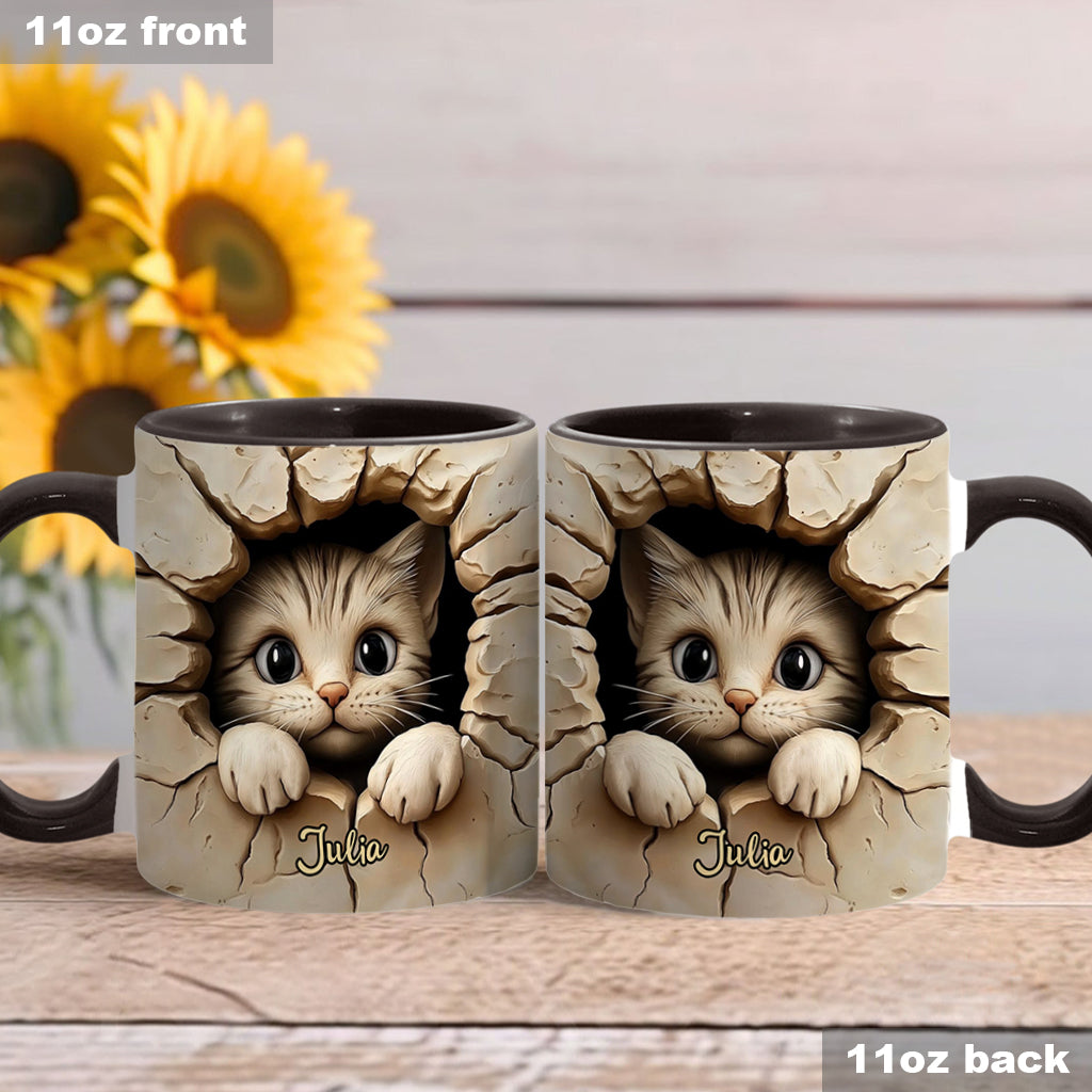 Cute Cat - Personalized Cat Accent Mug