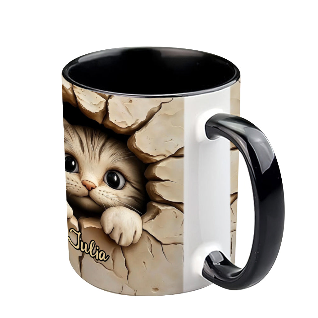 Cute Cat - Personalized Cat Accent Mug