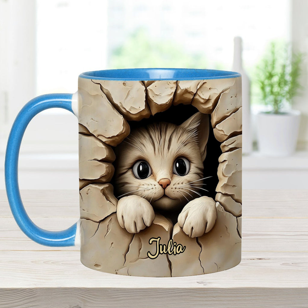 Cute Cat - Personalized Cat Accent Mug