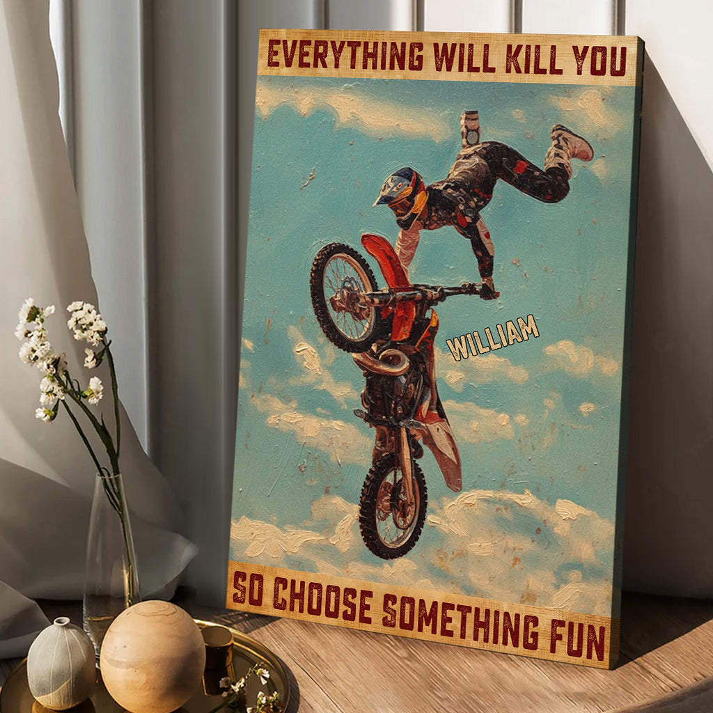 Tableau vintage style rétro - Toile et affiche personnalisées avec cheval