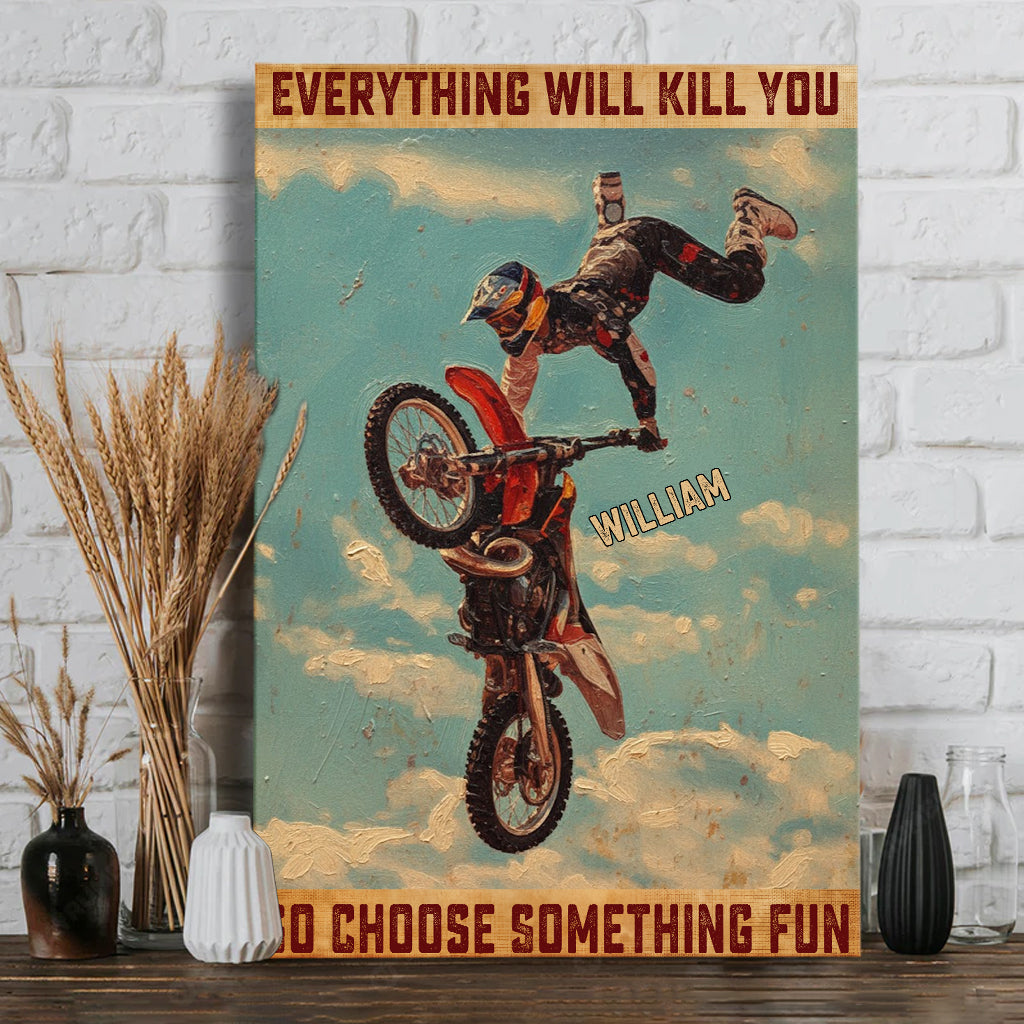 Tableau vintage style rétro - Toile et affiche personnalisées avec cheval