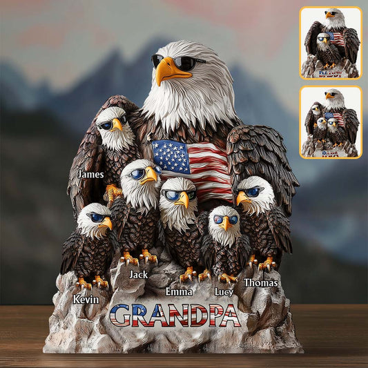 Papa Fort - Plaque acrylique personnalisée pour père