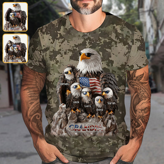 T-shirt personnalisé « Papa fort » - Papa