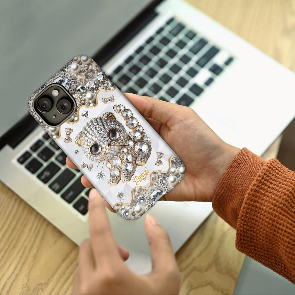 Love Scottish Fold - Personalized Cat Full Print Phone Case