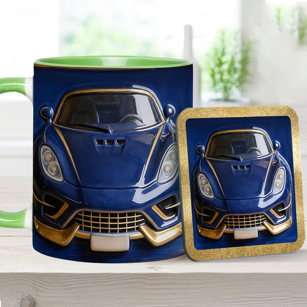Your Car - Personalized Car Lover Accent Mug & Coaster