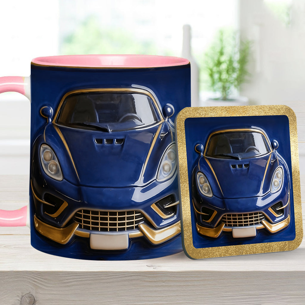 Your Car - Personalized Car Lover Accent Mug & Coaster