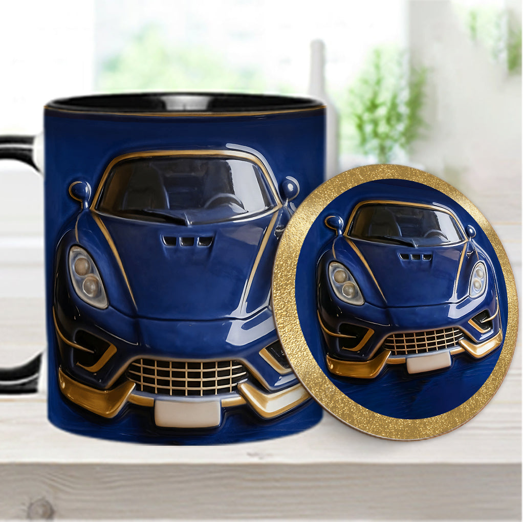 Your Car - Personalized Car Lover Accent Mug & Coaster