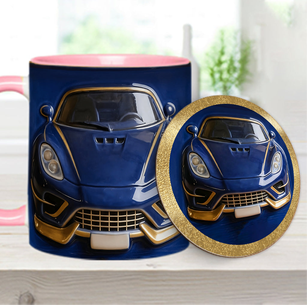 Your Car - Personalized Car Lover Accent Mug & Coaster