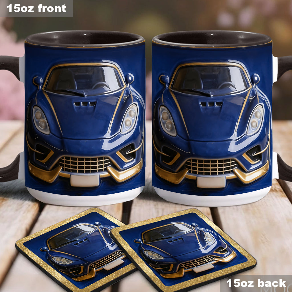 Your Car - Personalized Car Lover Accent Mug & Coaster