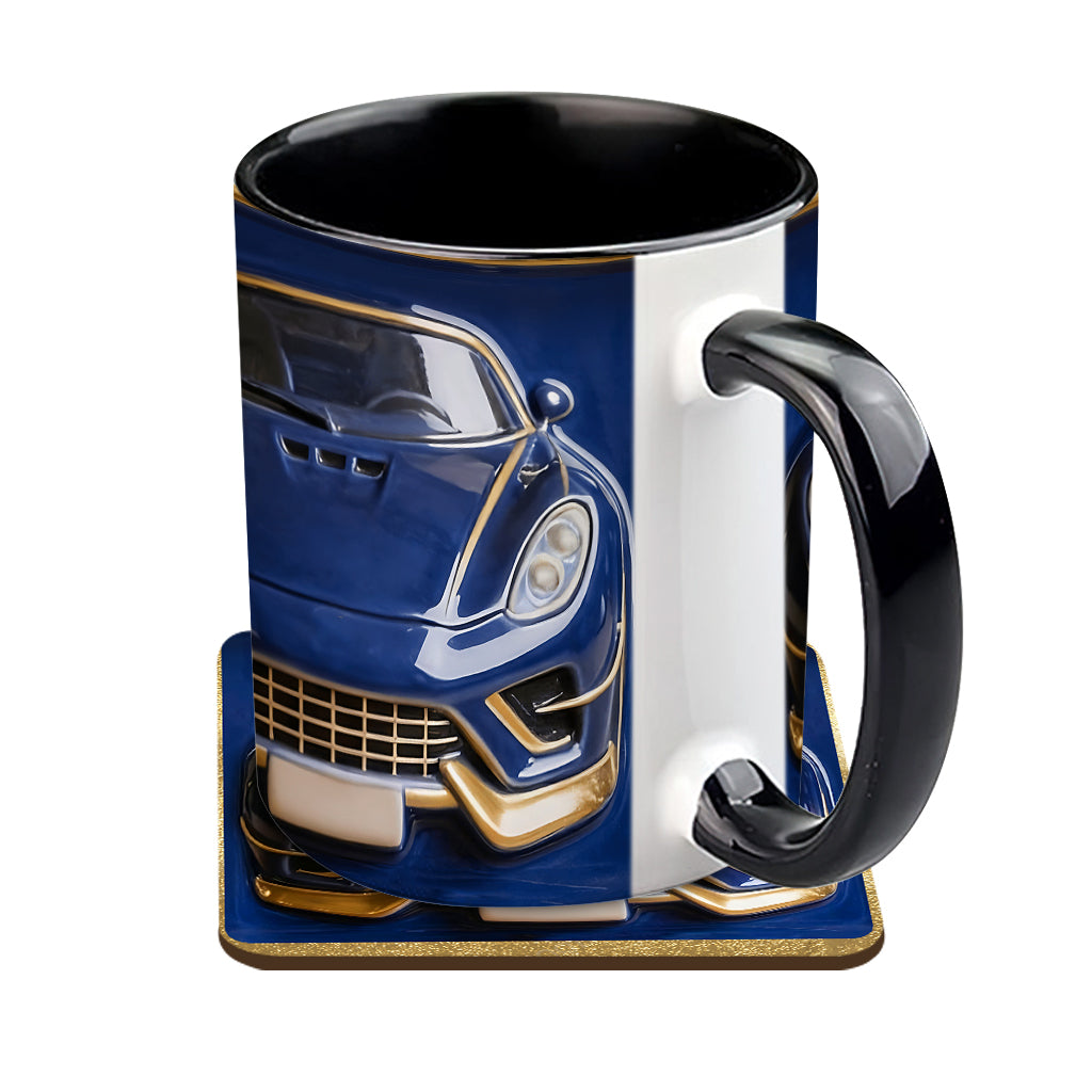 Your Car - Personalized Car Lover Accent Mug & Coaster