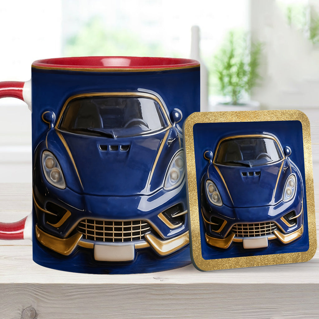Your Car - Personalized Car Lover Accent Mug & Coaster