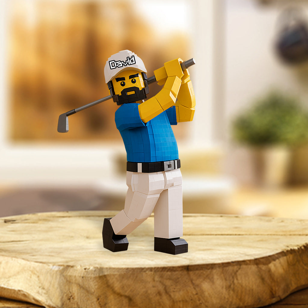 Cadeau pour golfeur - Plaque acrylique personnalisée sur le thème du golf