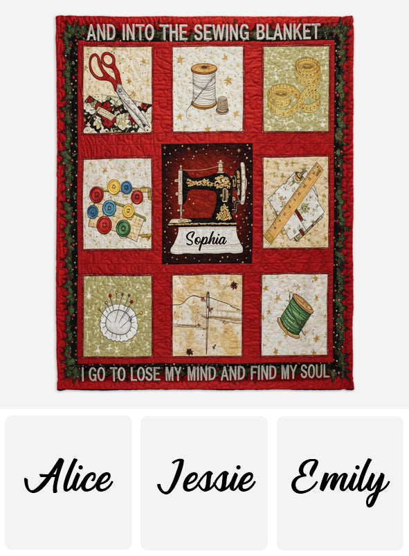 La couture est ma thérapie - Couverture de couture personnalisée