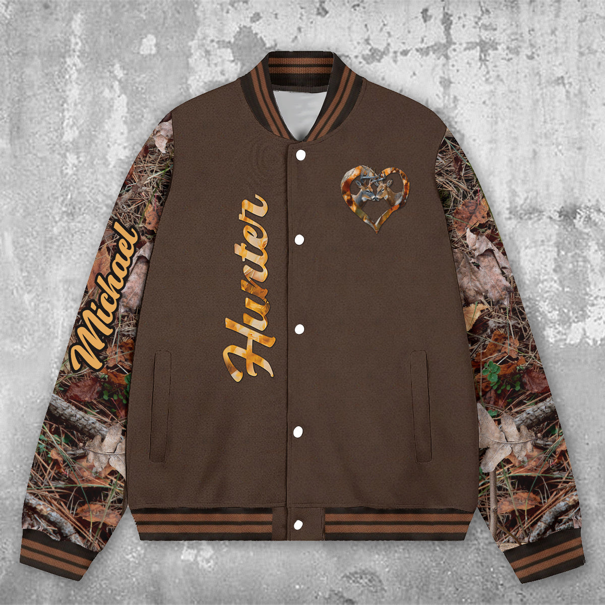 You & Me We Got This - Personalized Hunting Varsity Jacket