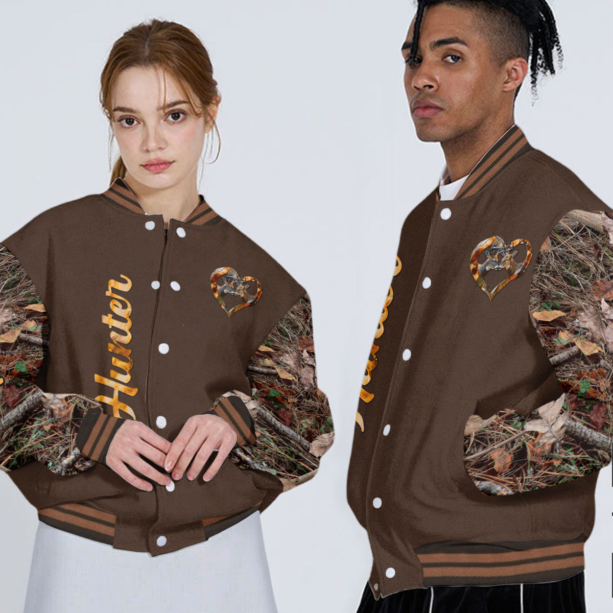 You & Me We Got This - Personalized Hunting Varsity Jacket