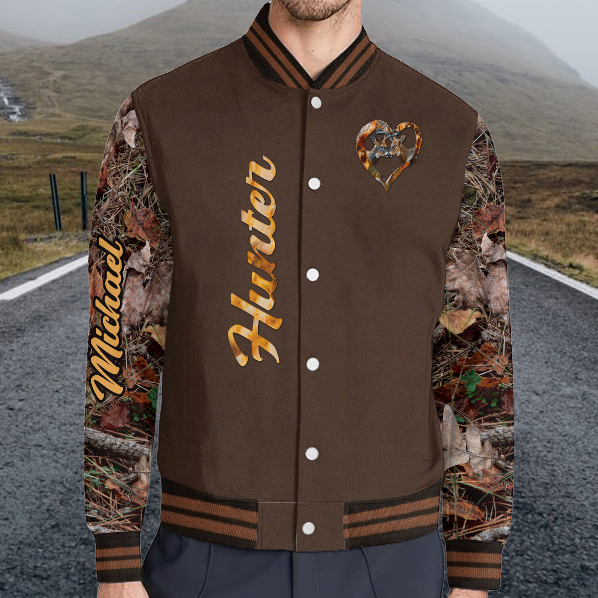 You & Me We Got This - Personalized Hunting Varsity Jacket