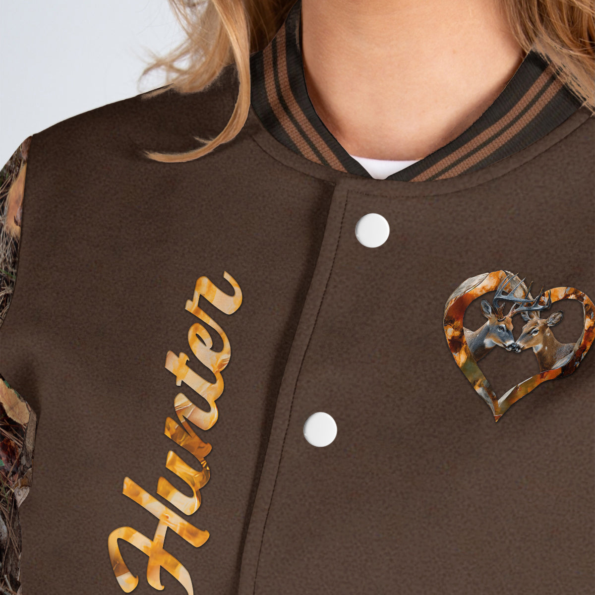 You & Me We Got This - Personalized Hunting Varsity Jacket