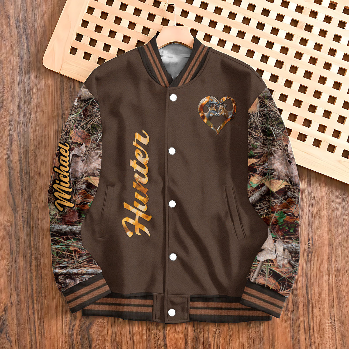 You & Me We Got This - Personalized Hunting Varsity Jacket