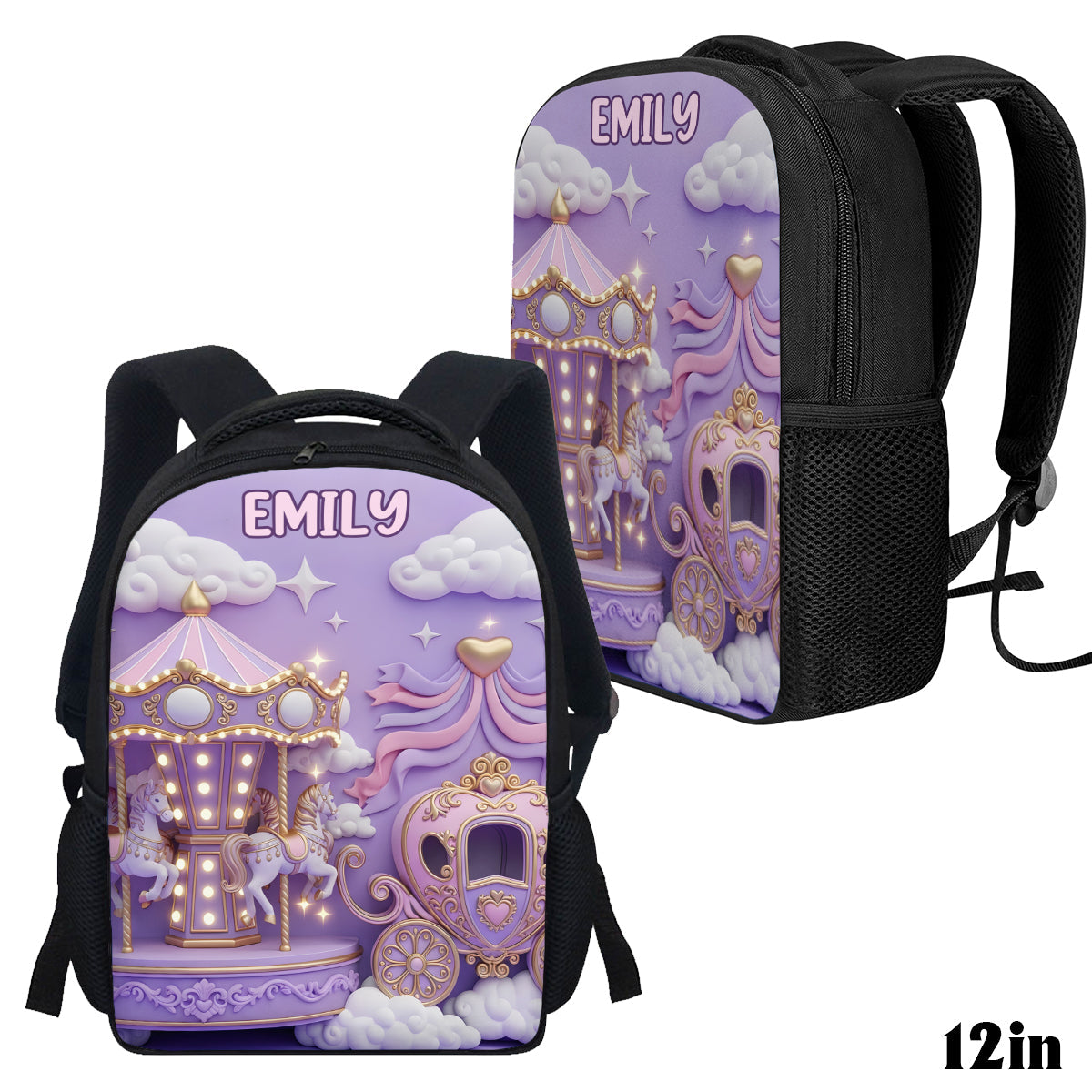Magic Land - Gift For Daughter Granddaughter - Personalized Kid Multifunctional Backpack
