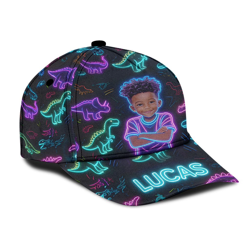 Casquette Classique Personnalisée avec Motif Dinosaure - Enfant