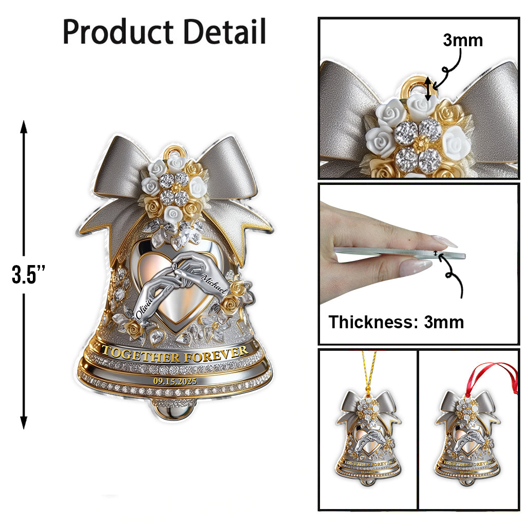 Ensemble pour toujours - Ornement personnalisé pour couple