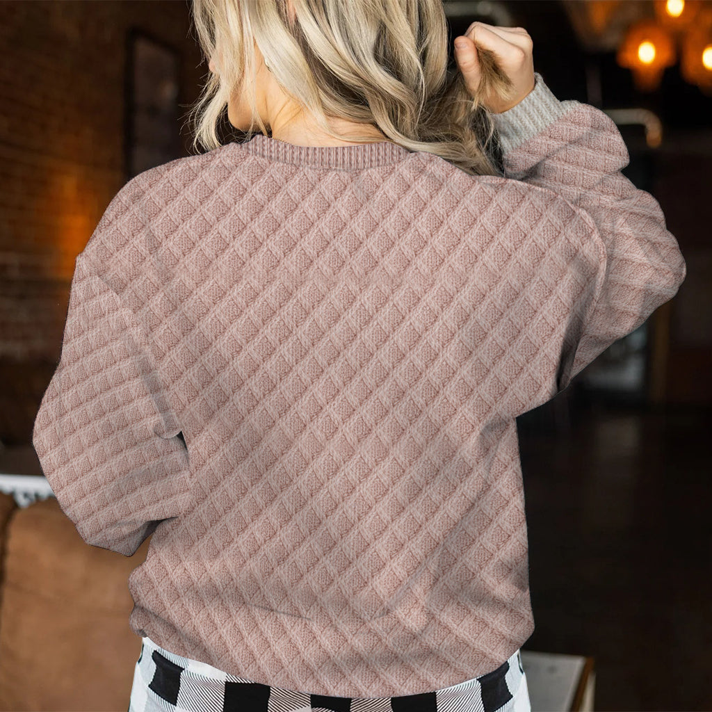 Pull moche personnalisé pour enfant avec poche lapin