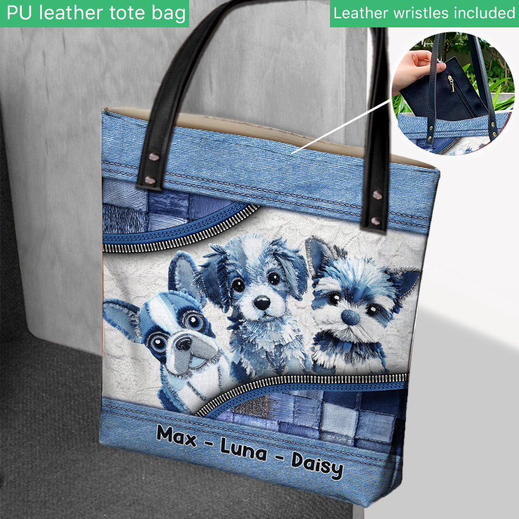 Chiens mignons - Sac fourre-tout personnalisé pour chien