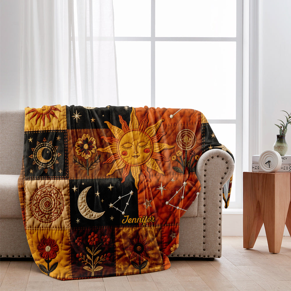 Stay Trippy Little Hippie - Personalized Hippie Blanket