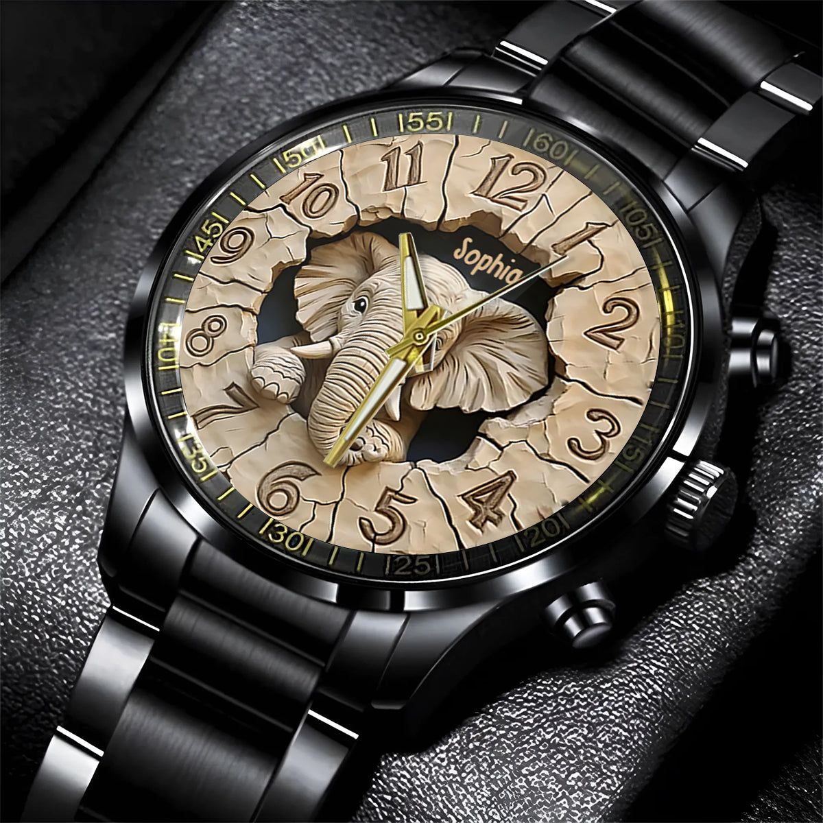 Love Elephant - Personalized Elephant Hand Watch