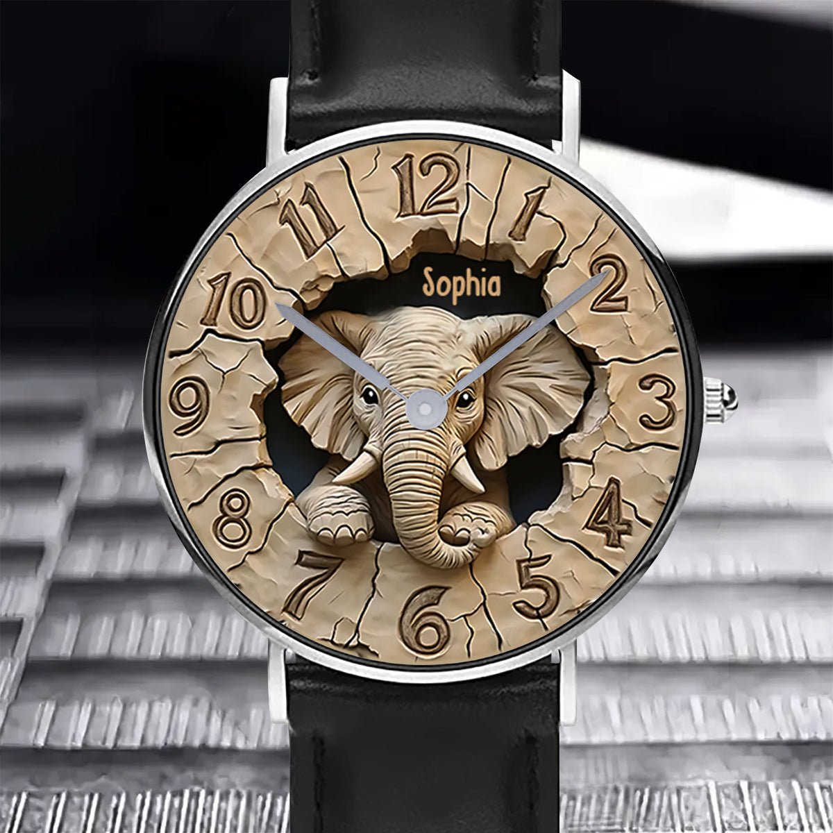 Love Elephant - Personalized Elephant Hand Watch