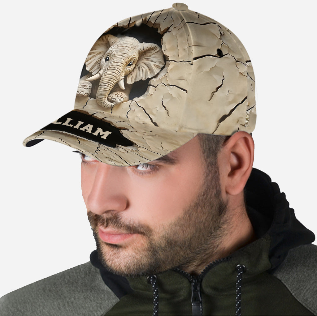 Love Elephant - Personalized Elephant Classic Cap