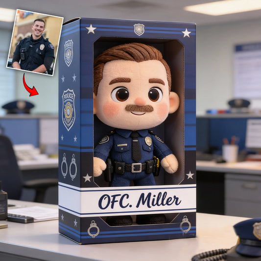 Police Gifts - Personalized Police Officer Custom Shaped Acrylic Plaque