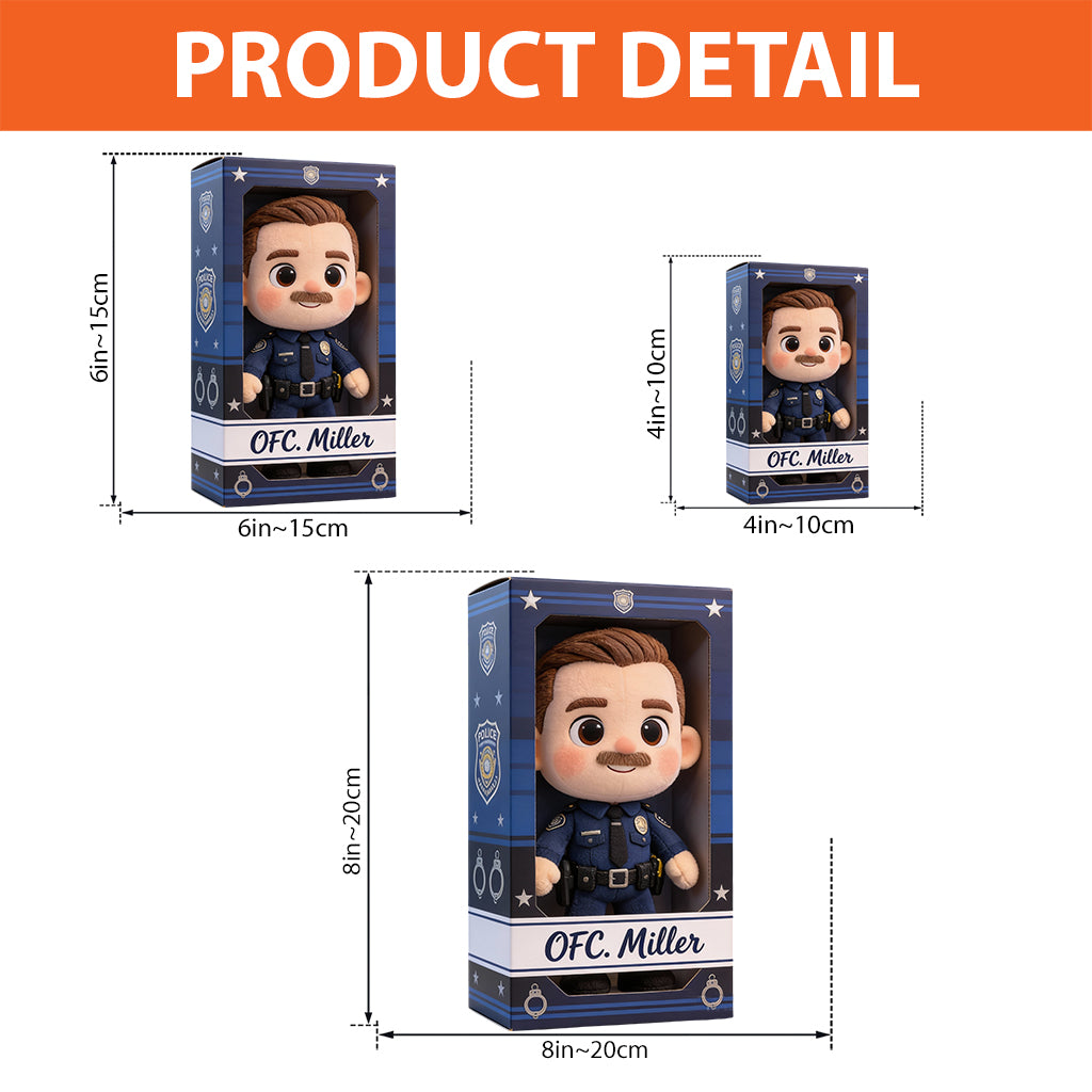 Police Gifts - Personalized Police Officer Custom Shaped Acrylic Plaque