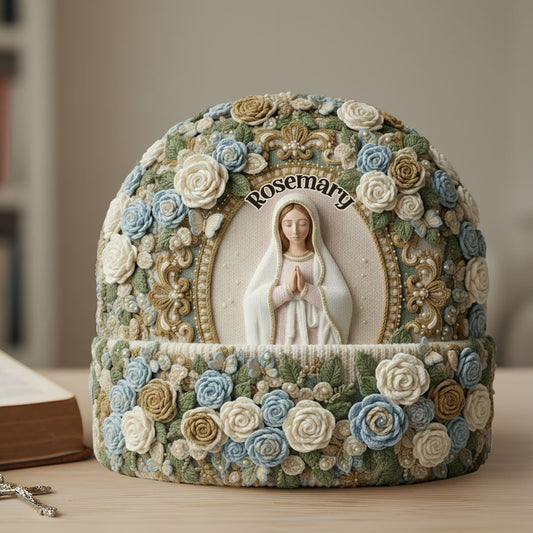 Bonnet chrétien personnalisé « Rose de Notre-Dame »