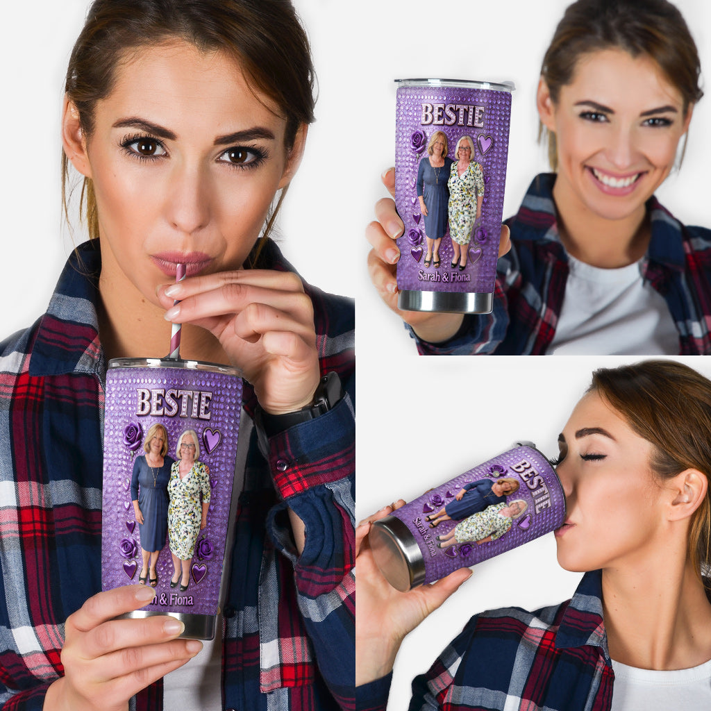 Custom Any Photo - Personalized Bestie Tumbler