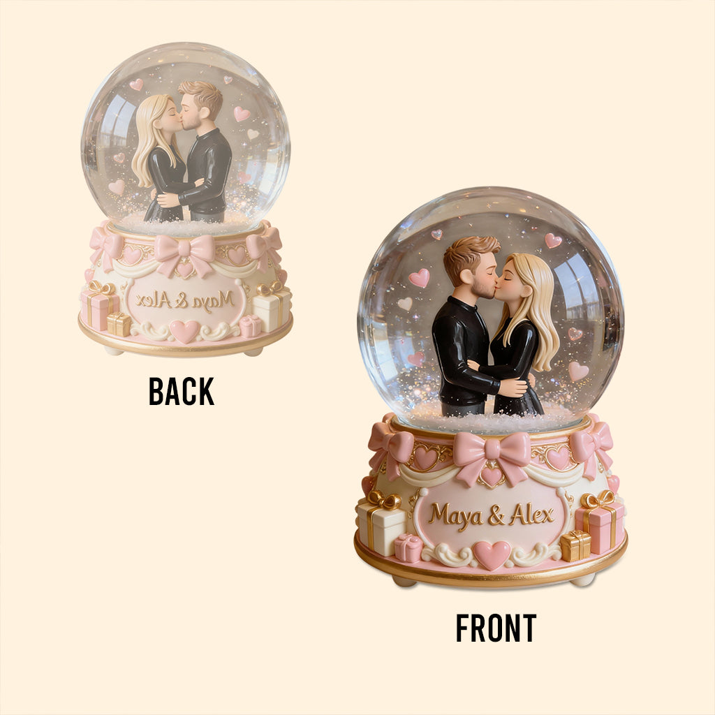 Cadeau idéal pour la Saint-Valentin (elle/lui) - Plaque acrylique personnalisée pour couple