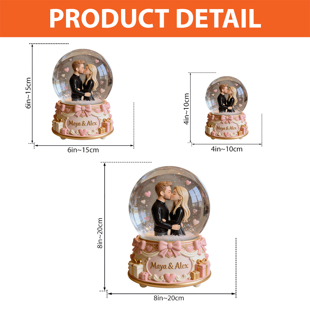 Cadeau idéal pour la Saint-Valentin (elle/lui) - Plaque acrylique personnalisée pour couple