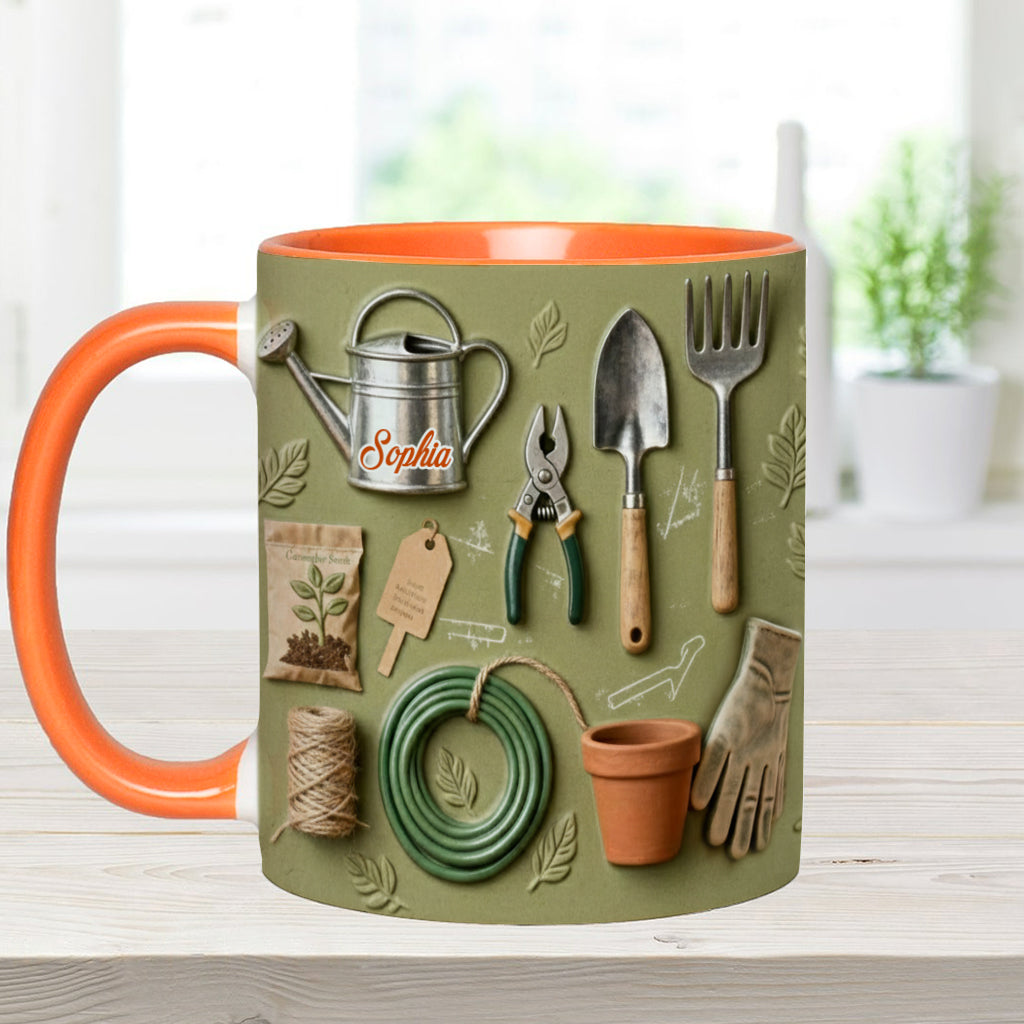 Mug personnalisé « J’adore jardiner »