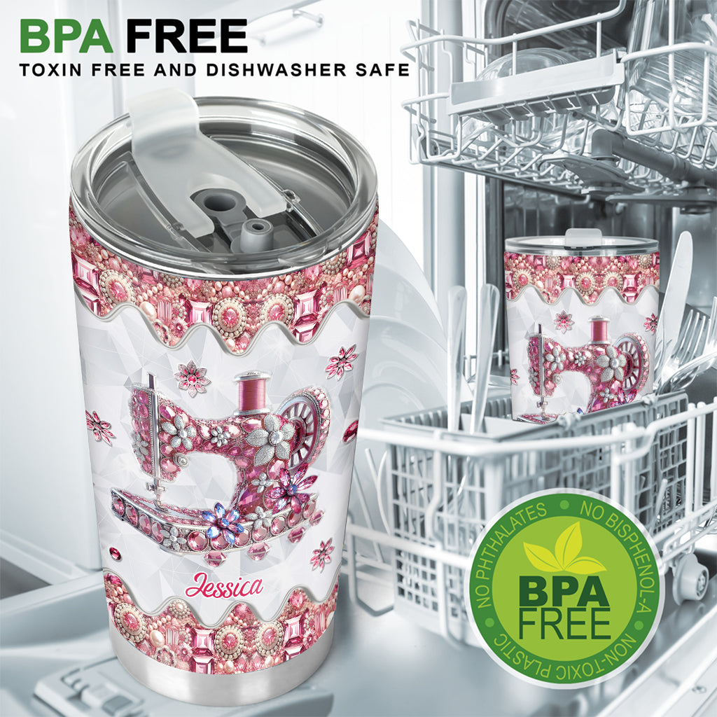Love Sewing - Personalized Sewing Tumbler
