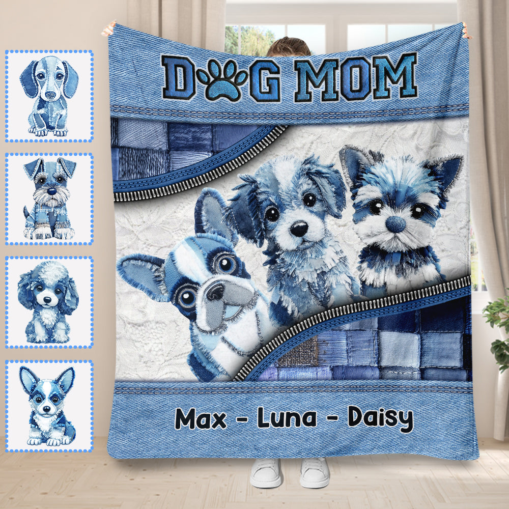 Couverture personnalisée pour chien mignon
