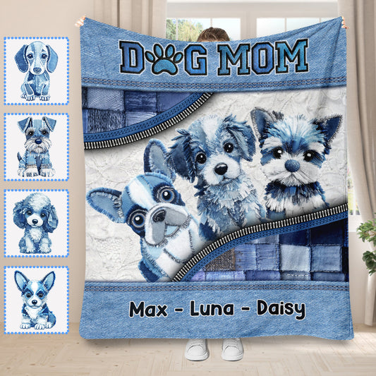 Couverture personnalisée pour chien mignon