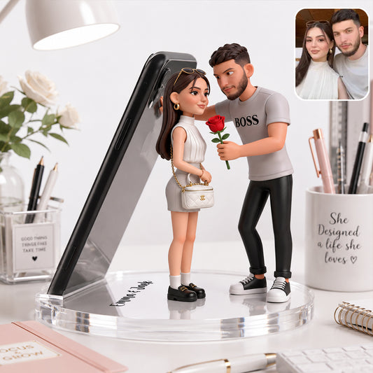 I Love You - Personalized Couple Phone/ Tablet Holder Stand