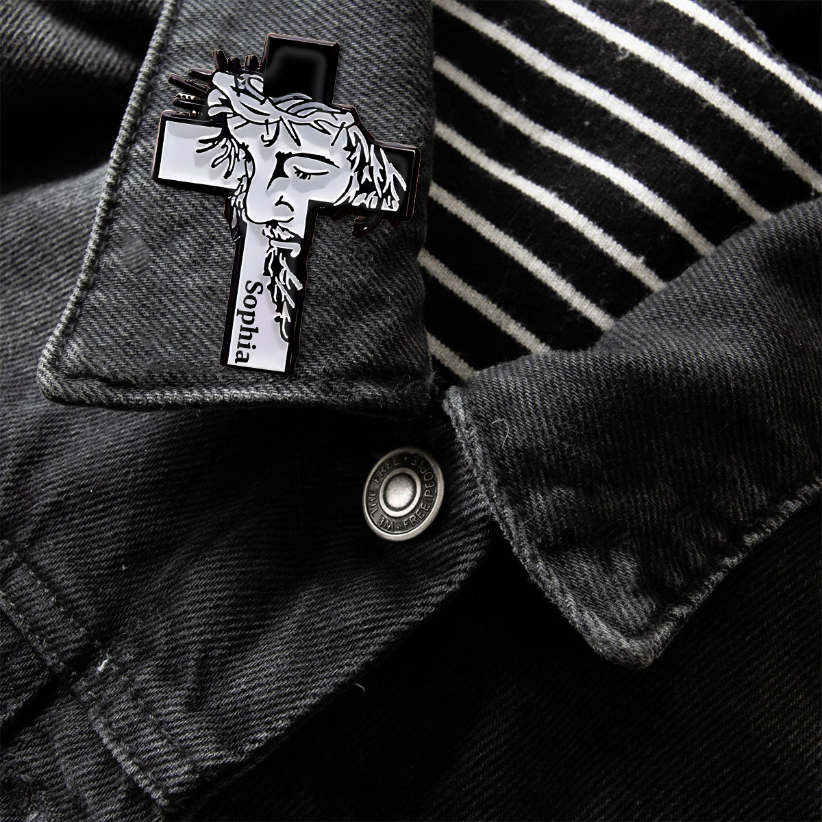 Il est ressuscité - Épinglette chrétienne personnalisée