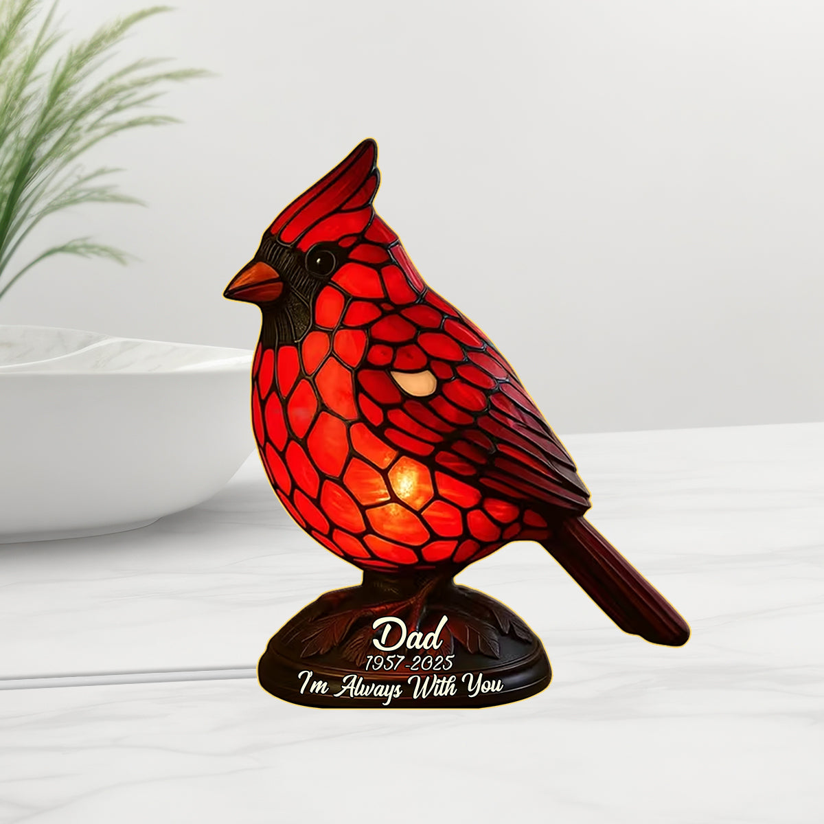 Je suis toujours avec toi - Veilleuse LED personnalisée en acrylique - Souvenir