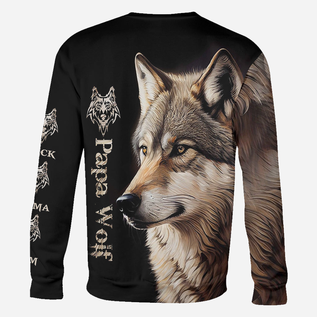 Papa Loup - T-shirt personnalisé pour père